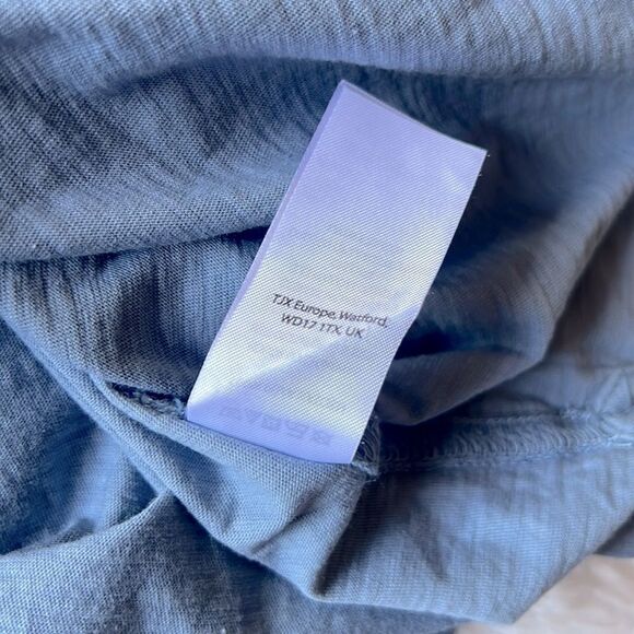 100% Pima Cotton Tank Top Dusty Blue NWOT - Picture 11 of 12